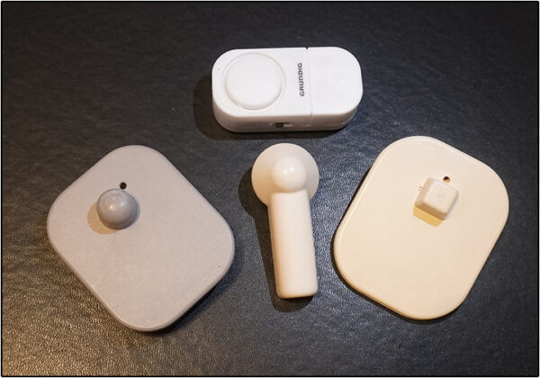 Sicherheitsetikett / Security tag